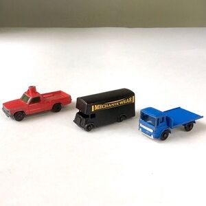 Vintage Matchbox Lesney Diecast Trucks Lot of 3 IMPERFECT Vehicles #38, #46, #60